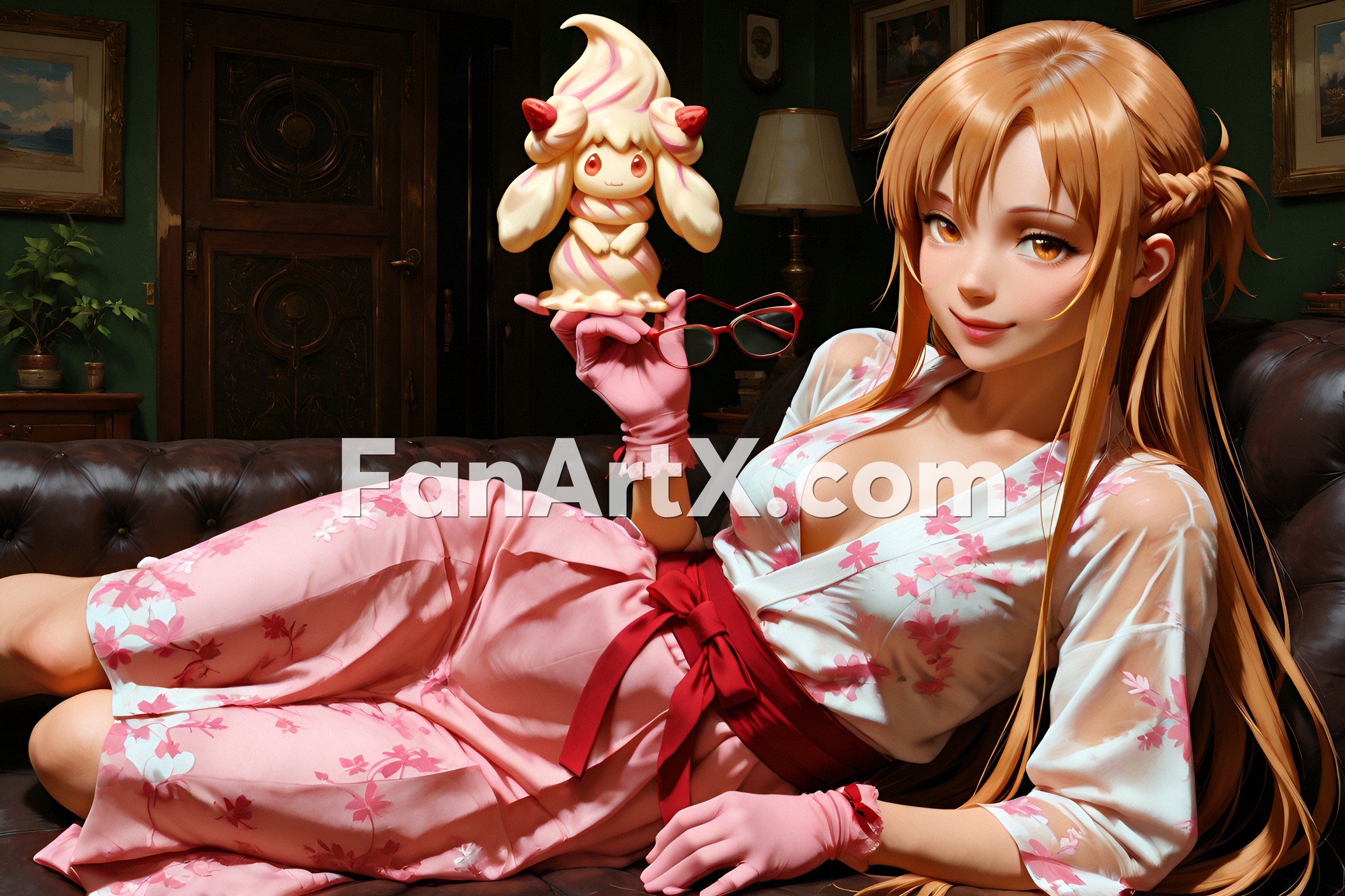 Sao Asuna Yuuki Fanart - Sword Art Online character 3743419